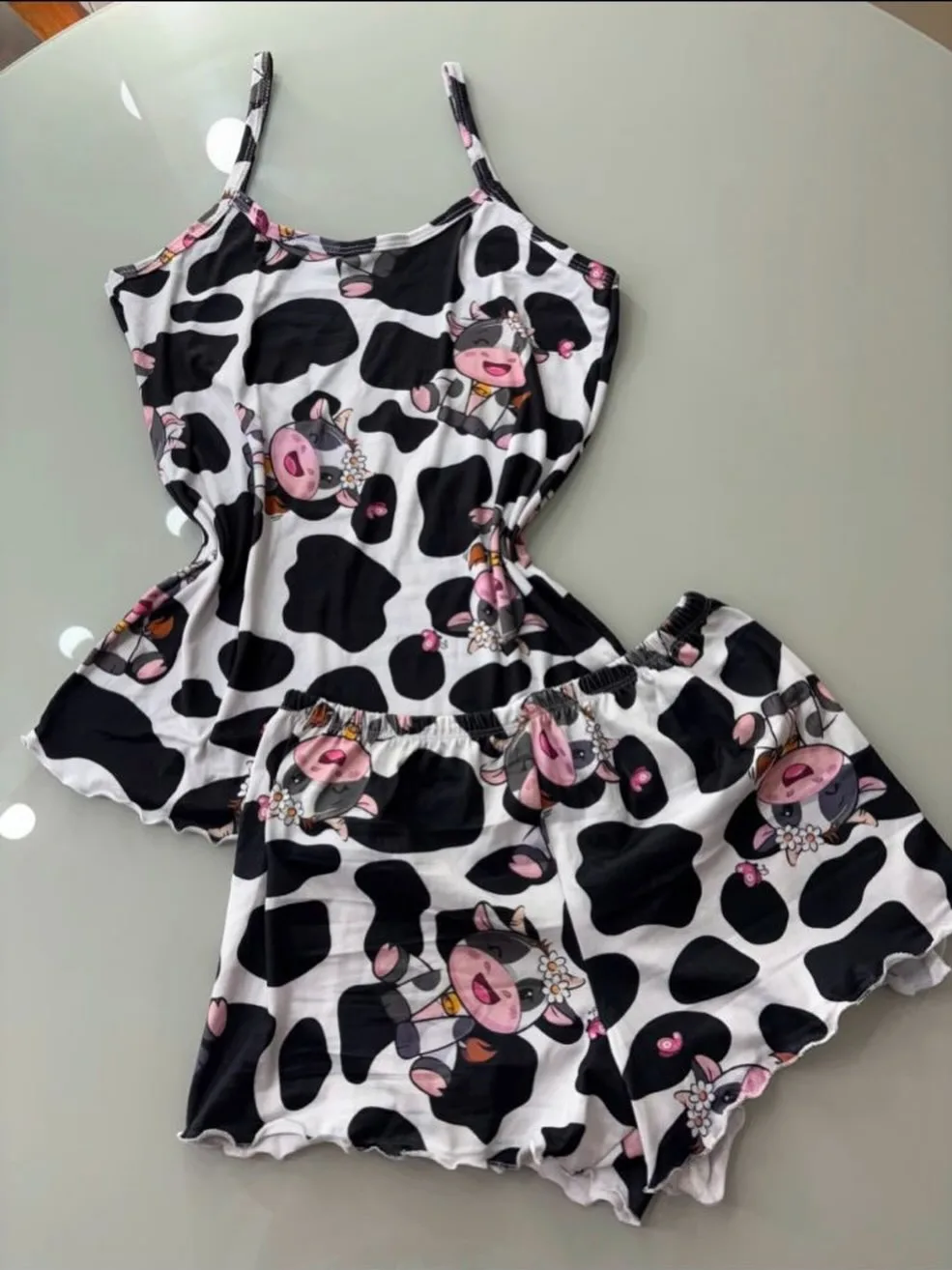 Short doll vaquinha